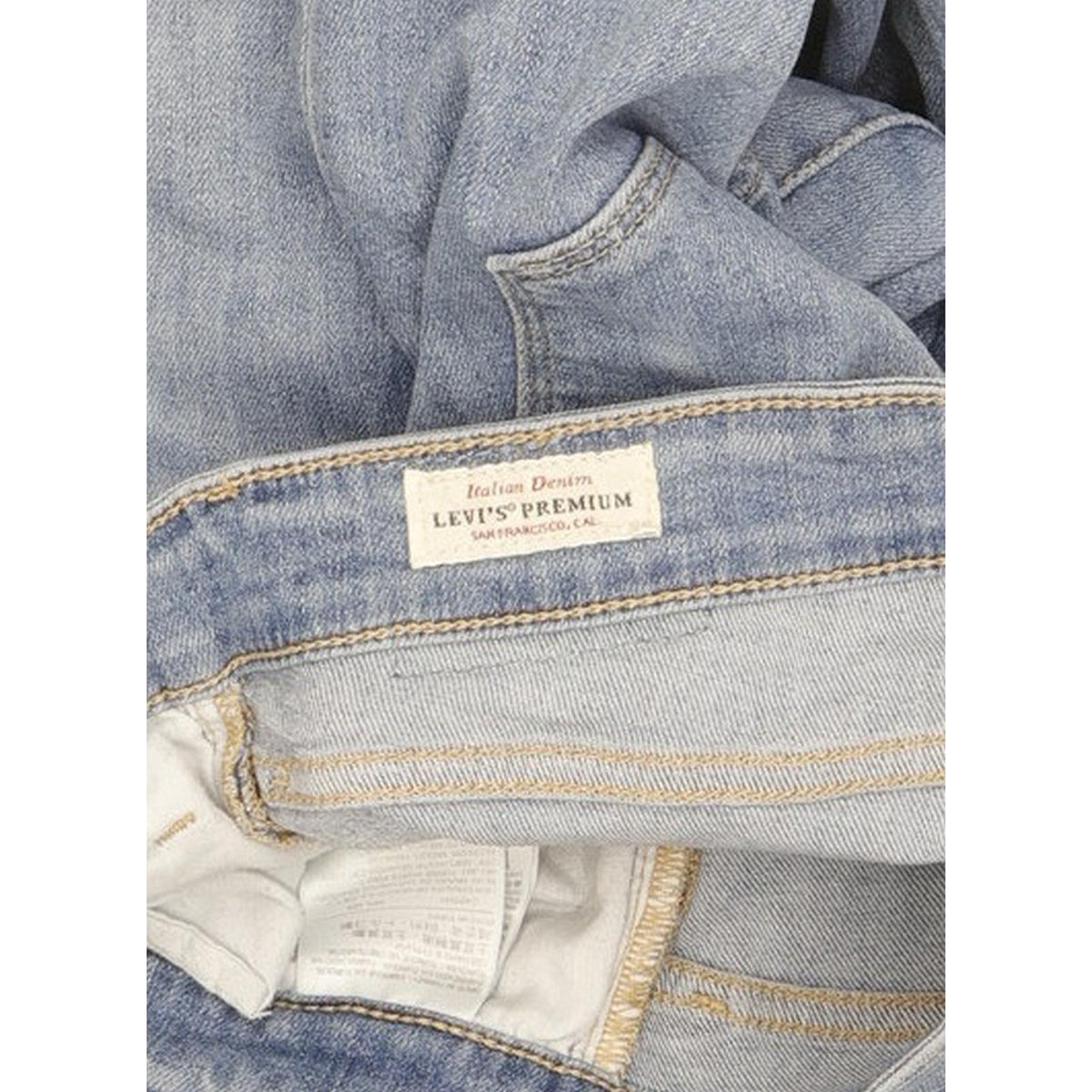 Levi's 721 Blue Skinny Slim Stretch Jeans High Waisted W31 L30