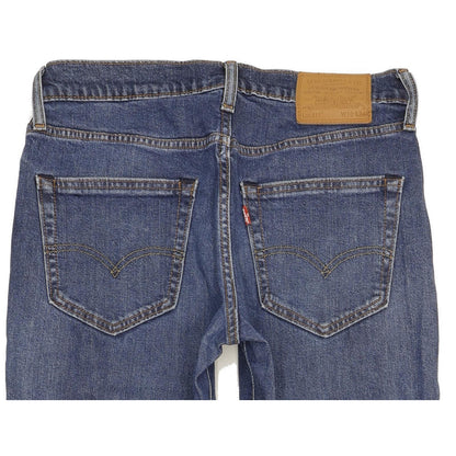 Levi's 511 Men Blue Straight Slim Jeans W30 L34