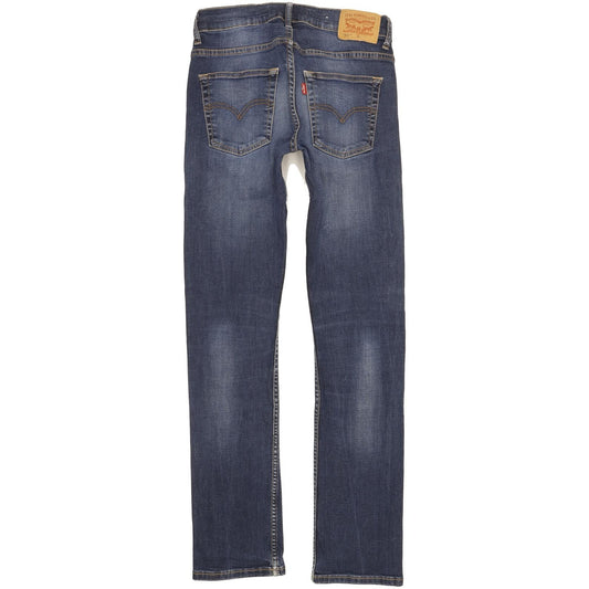 Levi's 511 Kids Men Blue Straight Slim Stretch Jeans W28 L31
