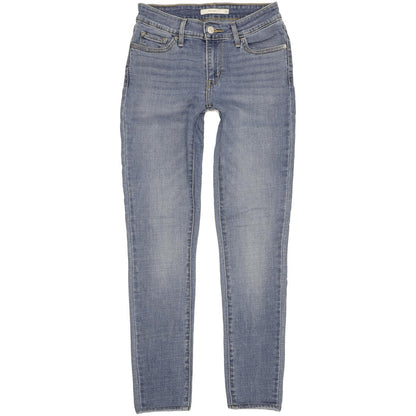 Levi's 711 Women Blue Skinny Slim Stretch Jeans W26 L29
