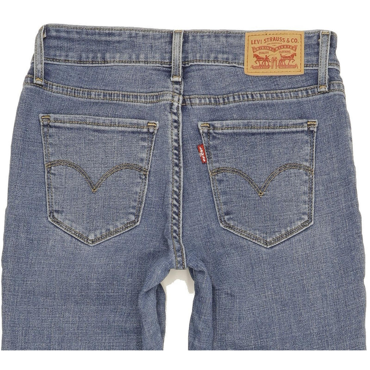 Levi's 711 Women Blue Skinny Slim Stretch Jeans W26 L29