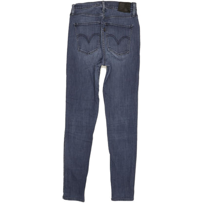 Levi's Mile Blue Skinny Slim Stretch Jeans High Waisted W28 L30