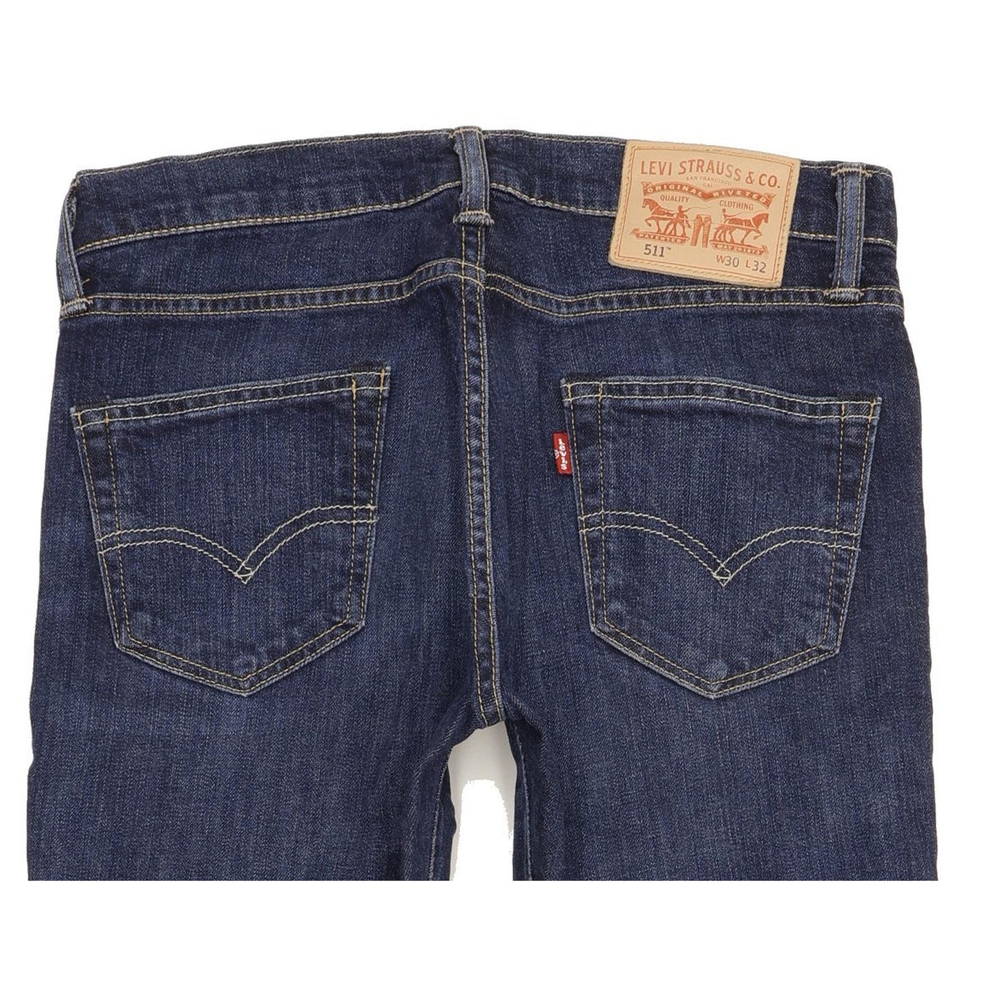 Levi's 511 Men Blue Straight Slim Stretch Jeans W30 L31