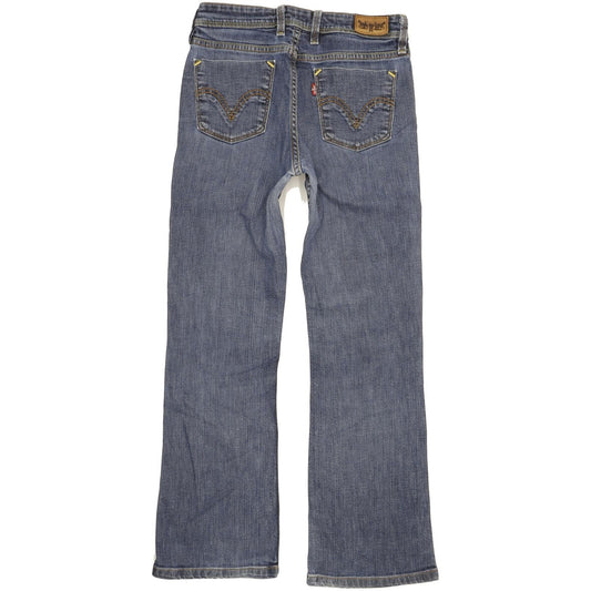 Levi's 629 Women Blue Bootcut Regular Stretch Jeans W28 L28