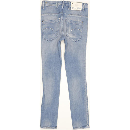 G-Star Blue Skinny Slim Stretch Jeans High Waisted W28 L30