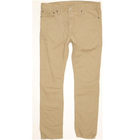 Levi's 510 Men Beige Skinny Slim Jeans W34 L30