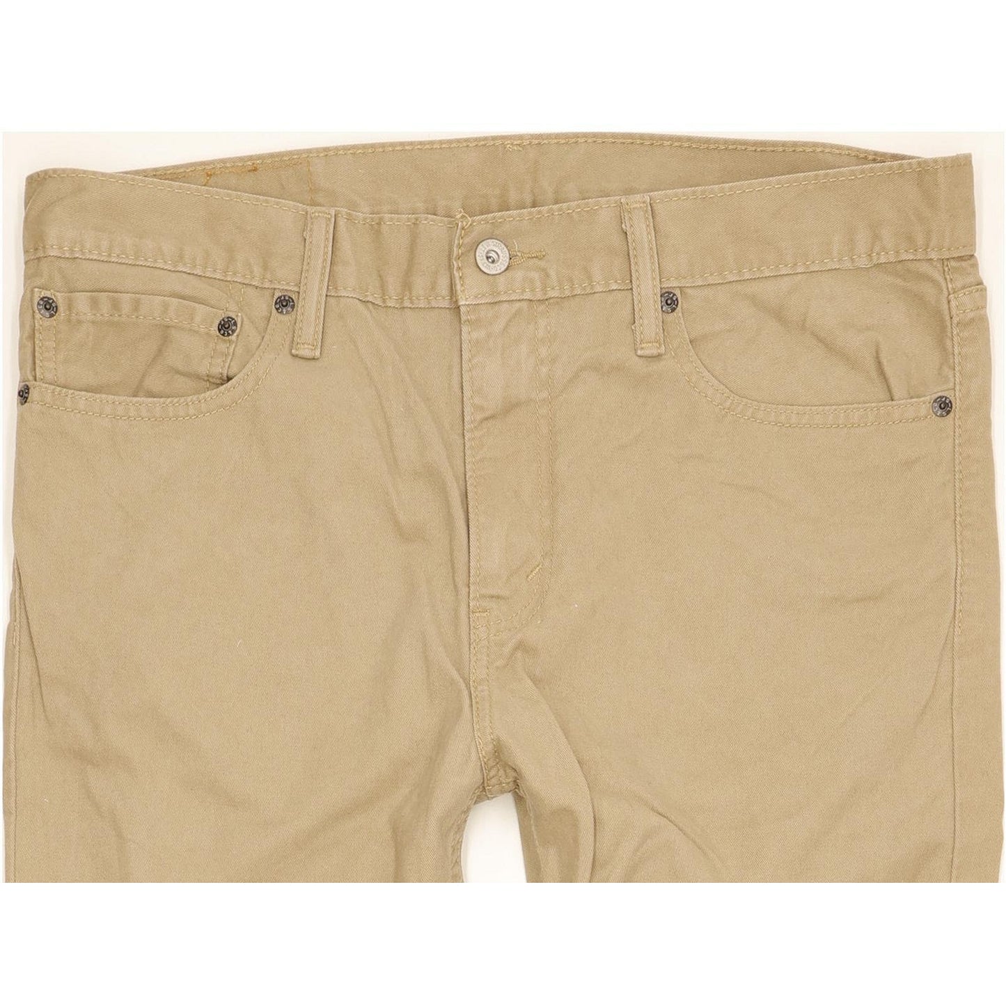Levi's 510 Men Beige Skinny Slim Jeans W34 L30
