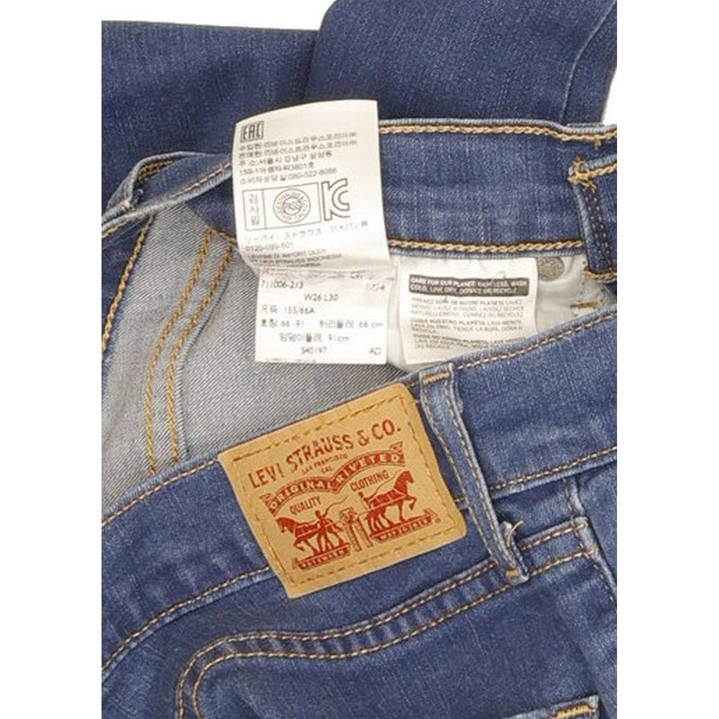 Levi's Women Blue Skinny Slim Jeans W26 L26