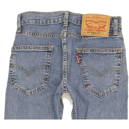 Levi's 502 Hi-Ball Men Blue Tapered Regular Stretch Jeans W26 L29