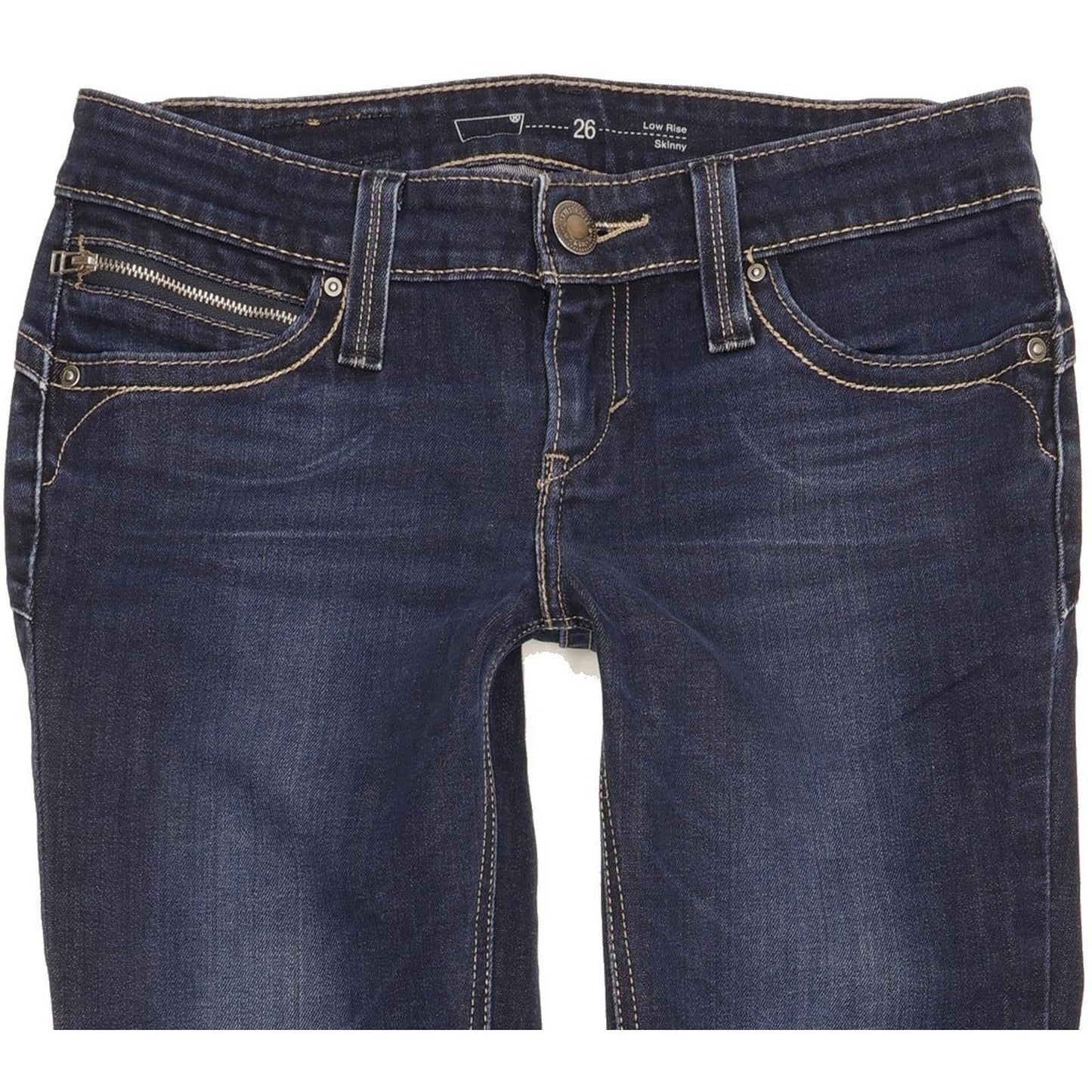 Levi's Women Blue Skinny Slim Stretch Jeans W26 L30