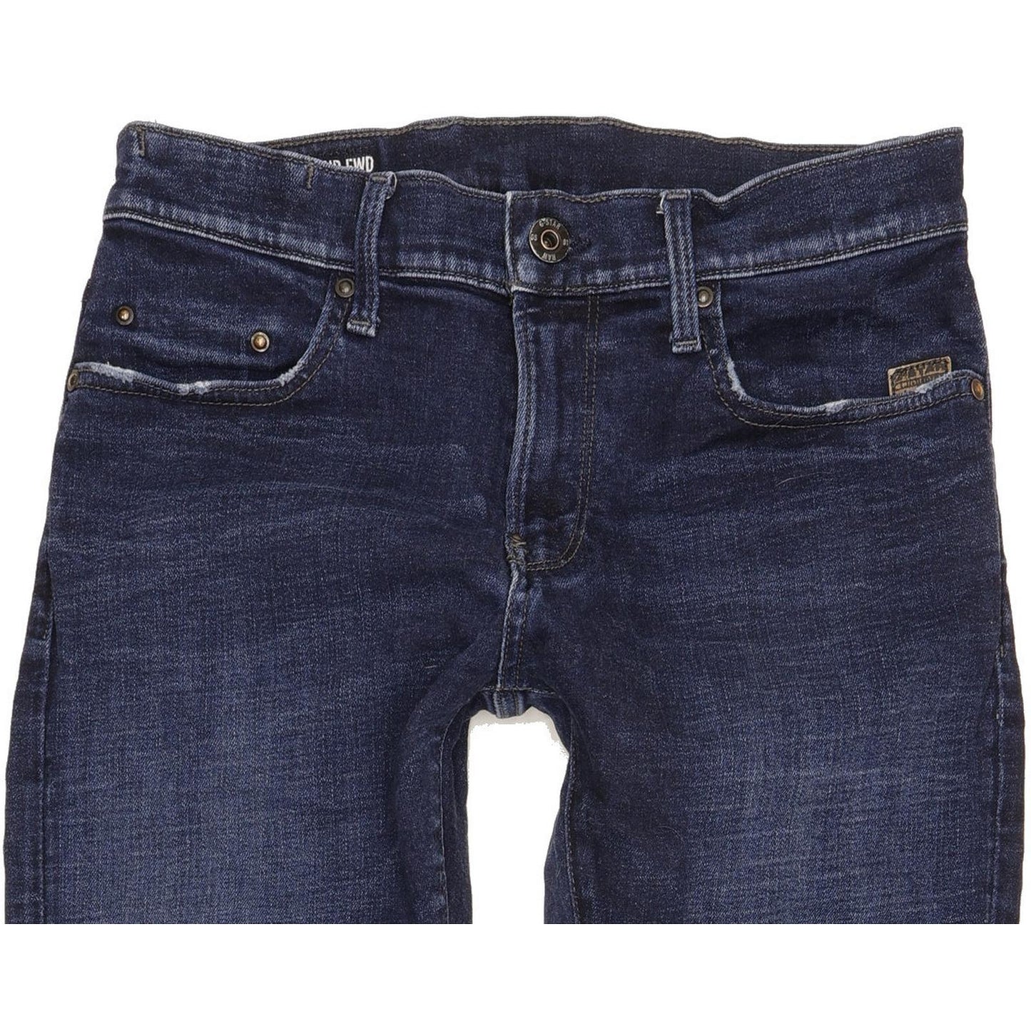 G-Star Revend Men Blue Straight Slim Stretch Jeans W30 L30