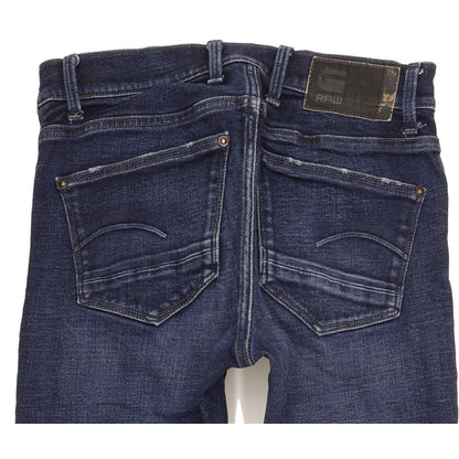 G-Star Revend Men Blue Straight Slim Stretch Jeans W30 L30