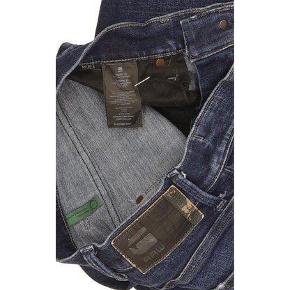 G-Star Revend Men Blue Straight Slim Stretch Jeans W30 L30