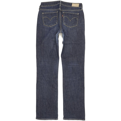 Levi's Slight Curve Women Blue Straight Classic Stretch Jeans W28 L32