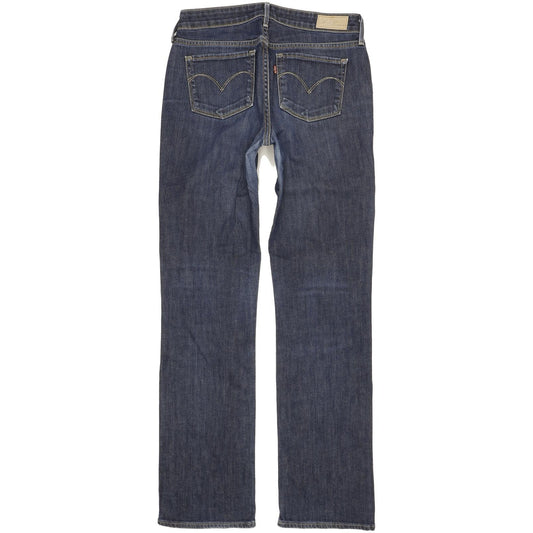 Levi's Slight Curve Women Blue Straight Classic Stretch Jeans W28 L32