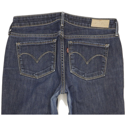 Levi's Slight Curve Women Blue Straight Classic Stretch Jeans W28 L32
