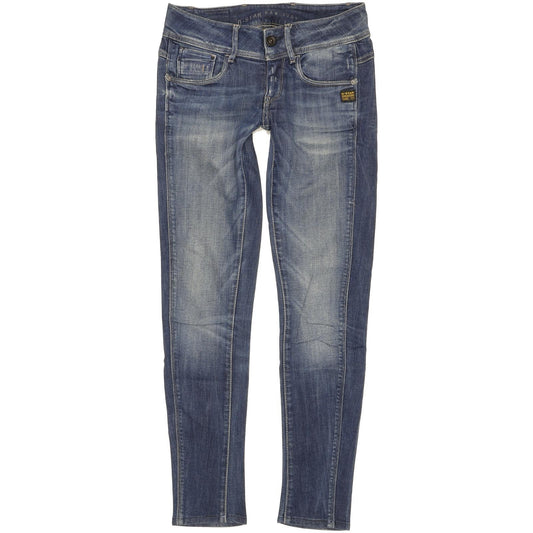 G-Star Midge Cody Women Blue Skinny Slim Stretch Jeans W25 L29
