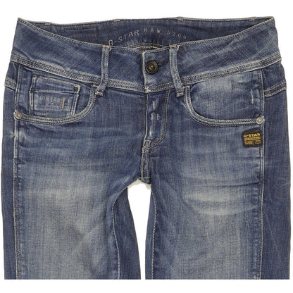 G-Star Midge Cody Women Blue Skinny Slim Stretch Jeans W25 L29