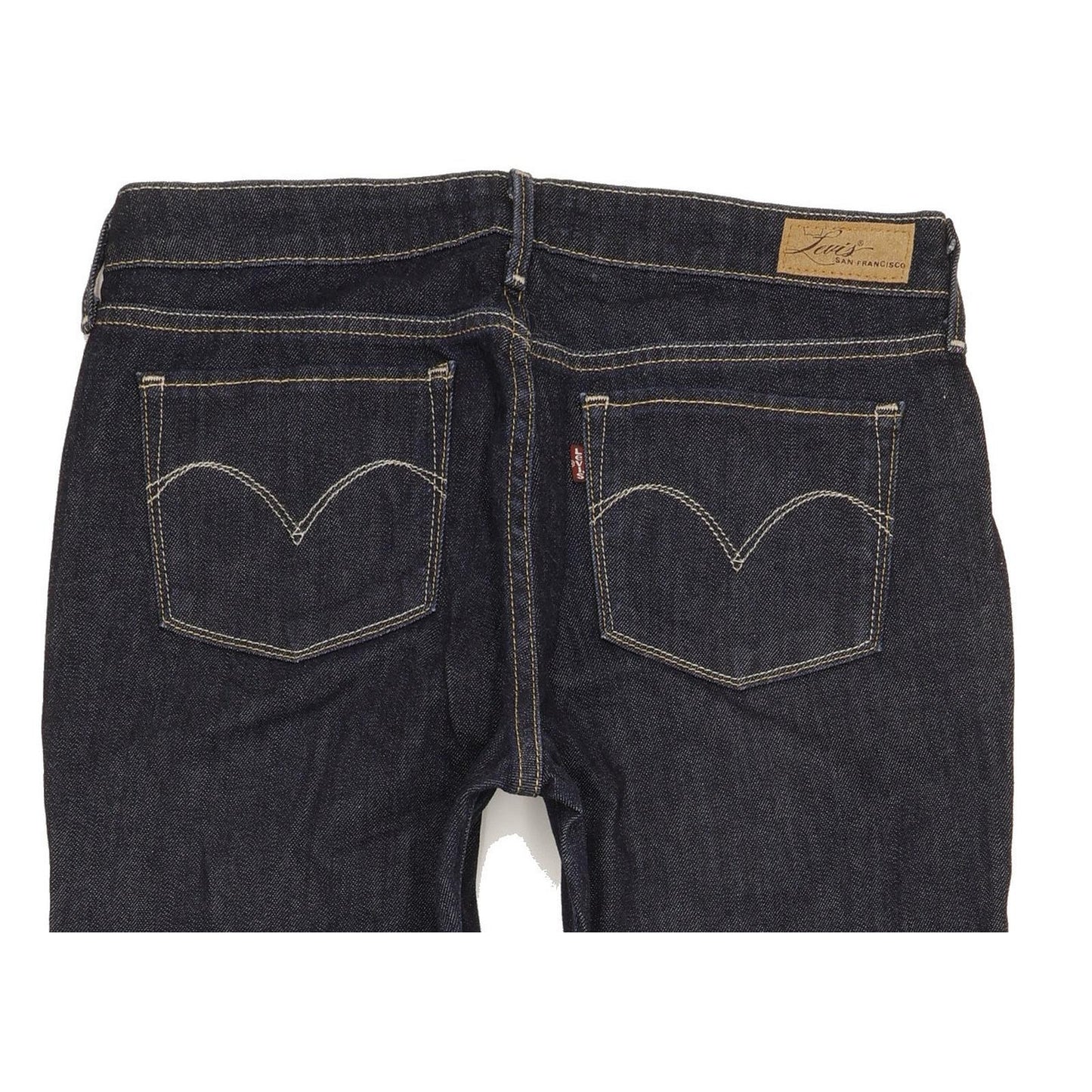 Levi's Slight Curve Women Navy Straight Classic Stretch Jeans W30 L32