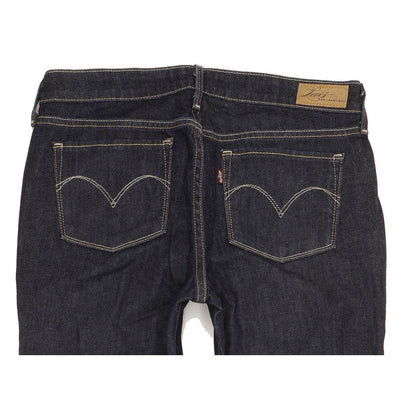 Levi's Slight Curve Women Navy Straight Classic Stretch Jeans W30 L32