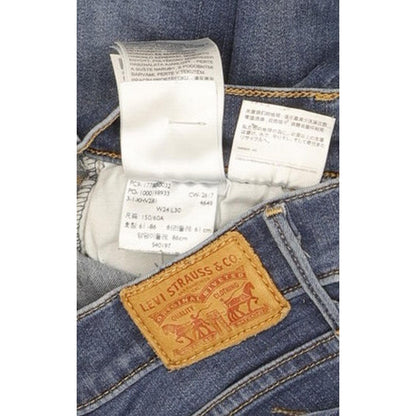 Levi's 710 Super Women Blue Skinny Slim Stretch Jeans W24 L29