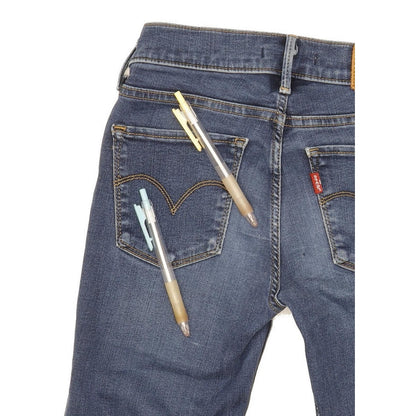 Levi's 710 Super Women Blue Skinny Slim Stretch Jeans W24 L29