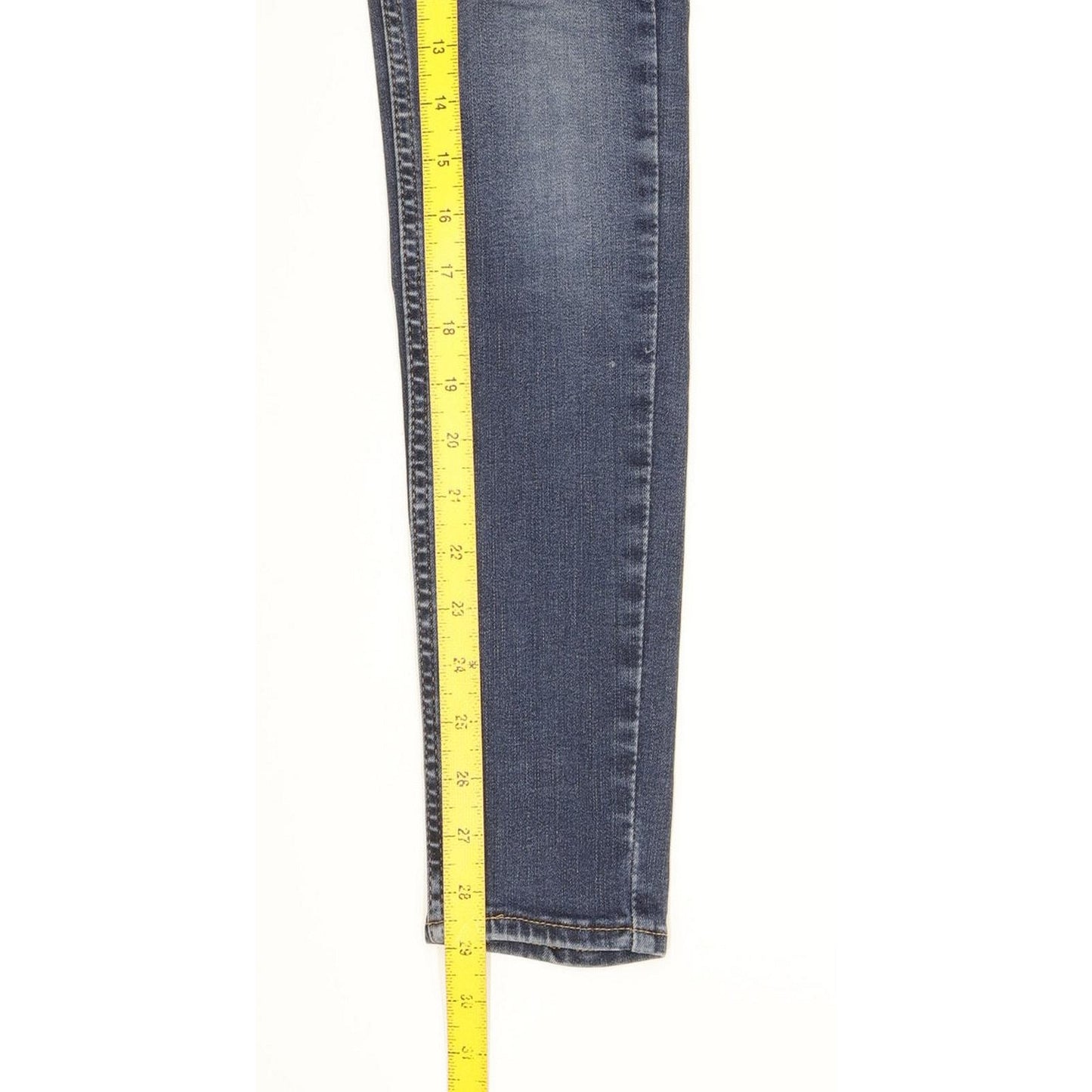 Levi's 710 Super Women Blue Skinny Slim Stretch Jeans W24 L29