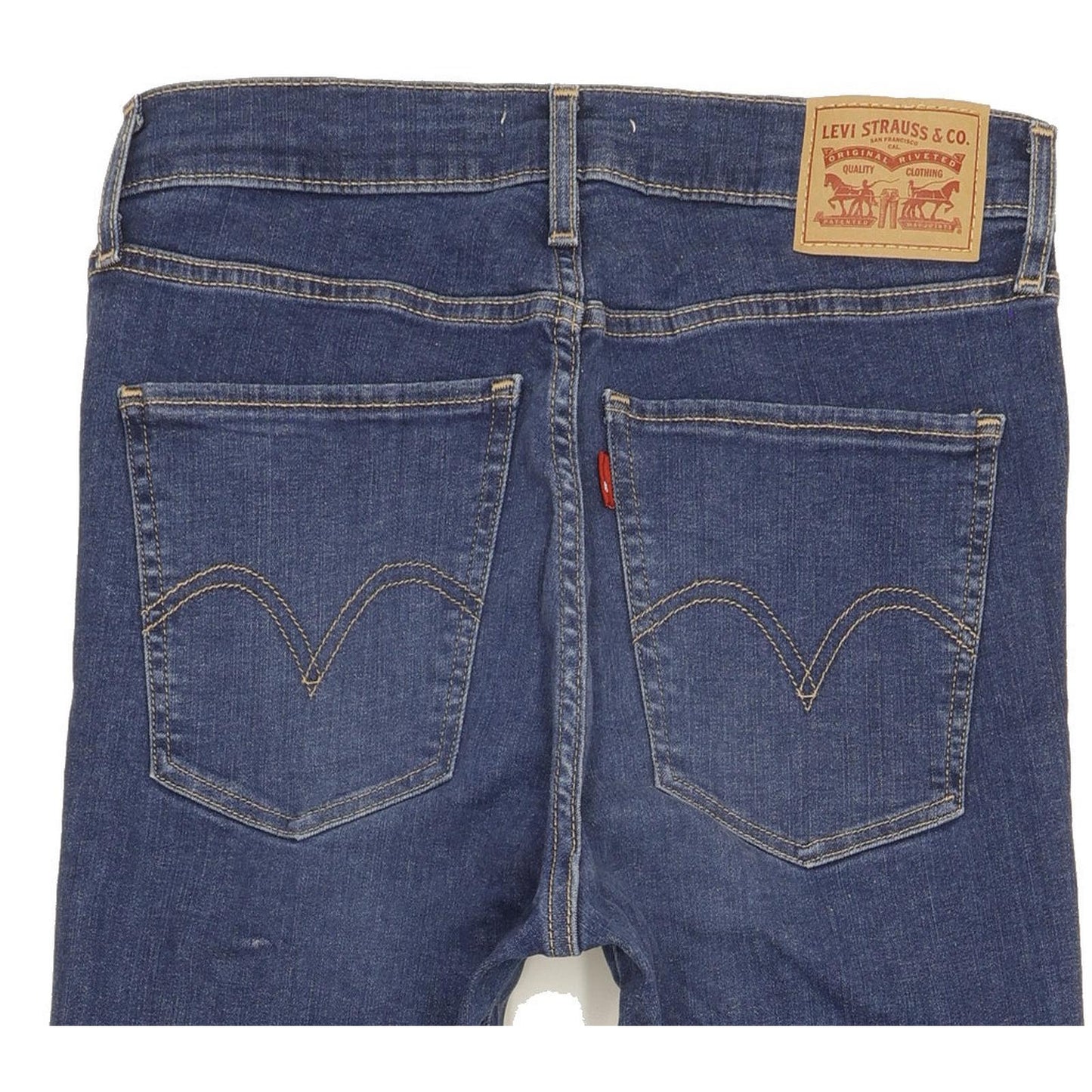 Levi's Mile Blue Skinny Slim Stretch Jeans High Waisted W29 L32