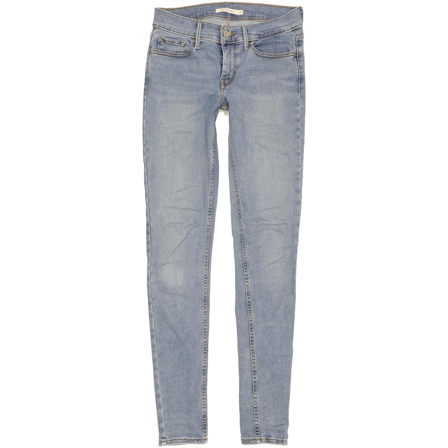 Levi's 710 Super Women Blue Skinny Slim Stretch Jeans W27 L32