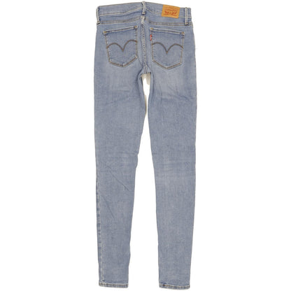 Levi's 710 Super Women Blue Skinny Slim Stretch Jeans W27 L32