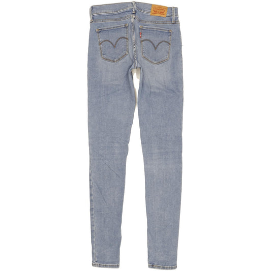 Levi's 710 Super Women Blue Skinny Slim Stretch Jeans W27 L32