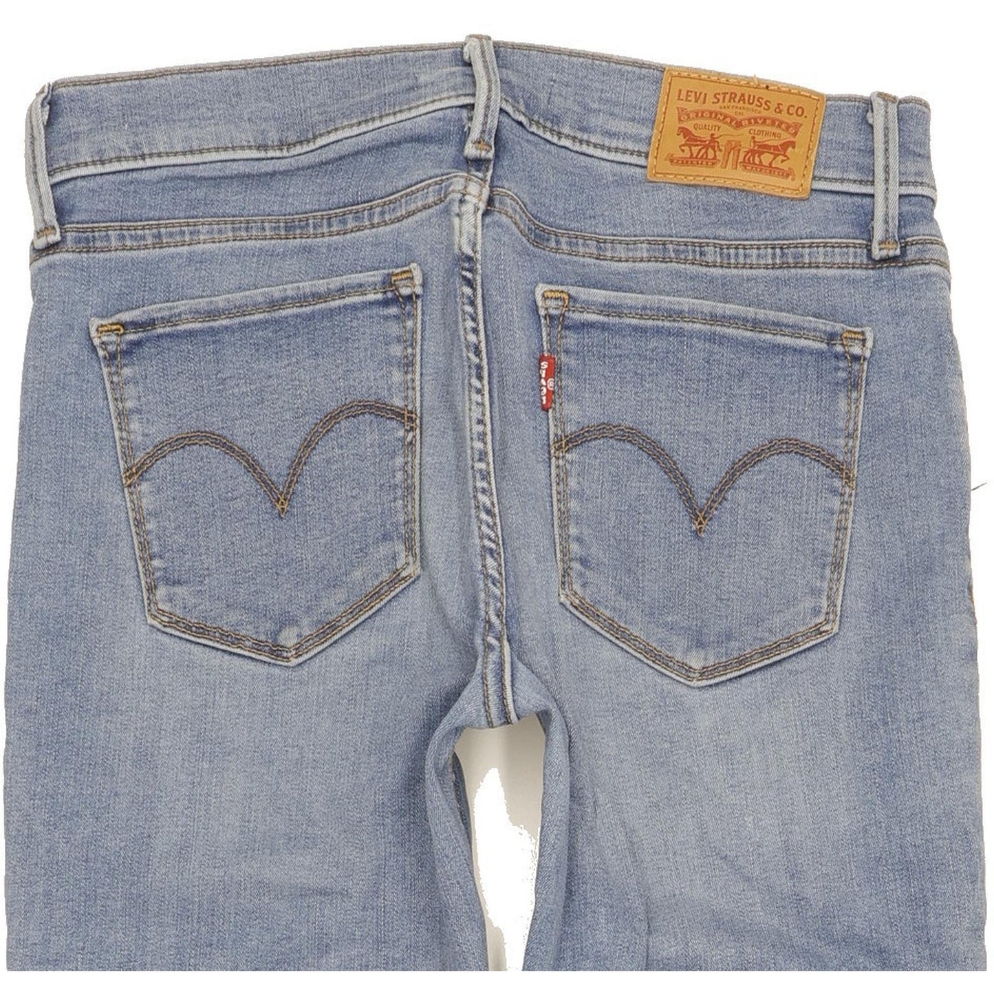 Levi's 710 Super Women Blue Skinny Slim Stretch Jeans W27 L32