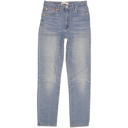 Levi's Ribcage Kids Blue Straight Slim Stretch Jeans High Waisted W26 L32