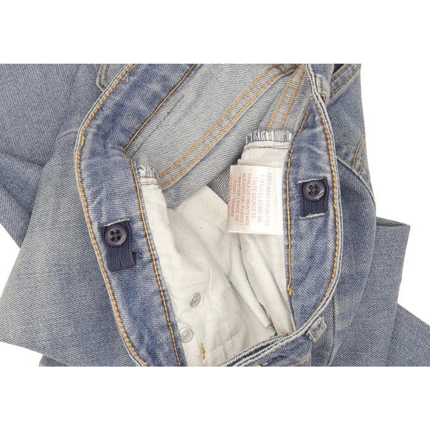 Levi's Ribcage Kids Blue Straight Slim Stretch Jeans High Waisted W26 L32