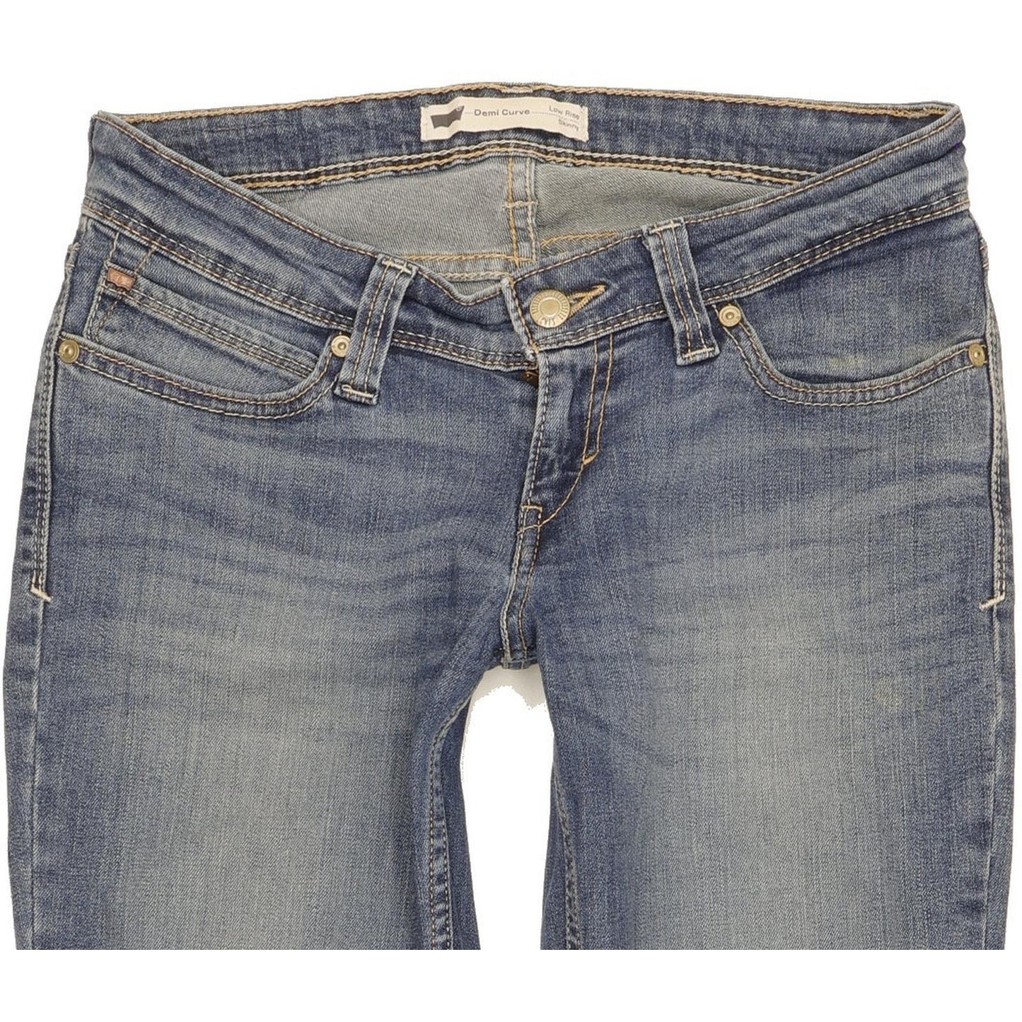 Levi's Demi Curve Women Blue Skinny Slim Stretch Jeans W27 L30