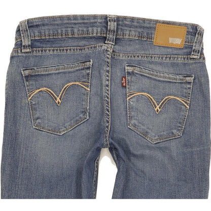 Levi's Demi Curve Women Blue Skinny Slim Stretch Jeans W27 L30