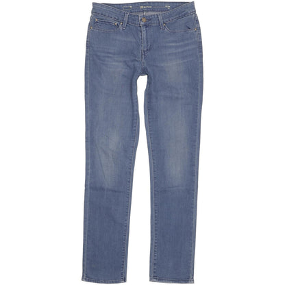 Levi's Demi Curve Women Blue Straight Slim Stretch Jeans W28 L32