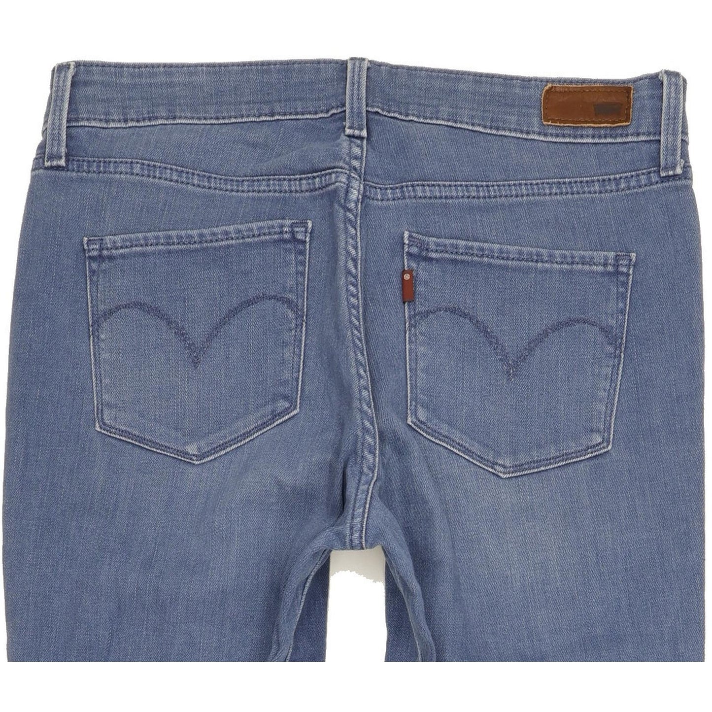Levi's Demi Curve Women Blue Straight Slim Stretch Jeans W28 L32