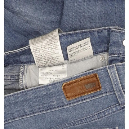 Levi's Demi Curve Women Blue Straight Slim Stretch Jeans W28 L32