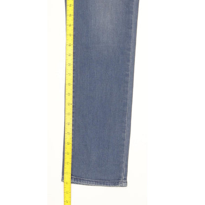 Levi's Demi Curve Women Blue Straight Slim Stretch Jeans W28 L32
