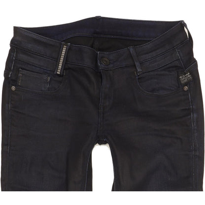 G-Star Radar Smith Women Navy Skinny Slim Stretch Jeans W27 L34