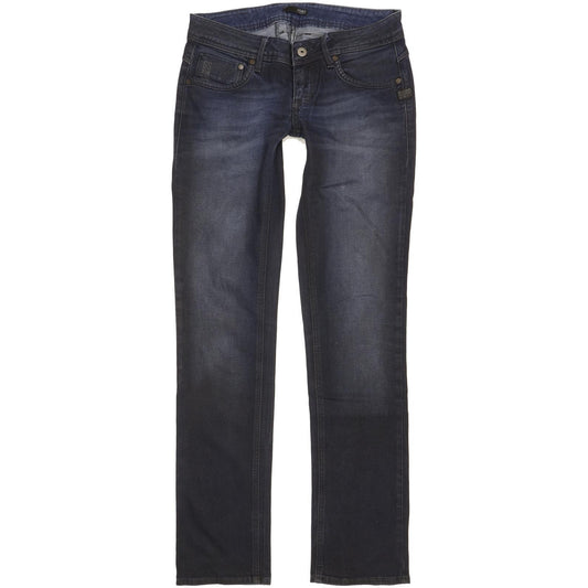 G-Star Attacc Women Navy Straight Slim Stretch Jeans W29 L32