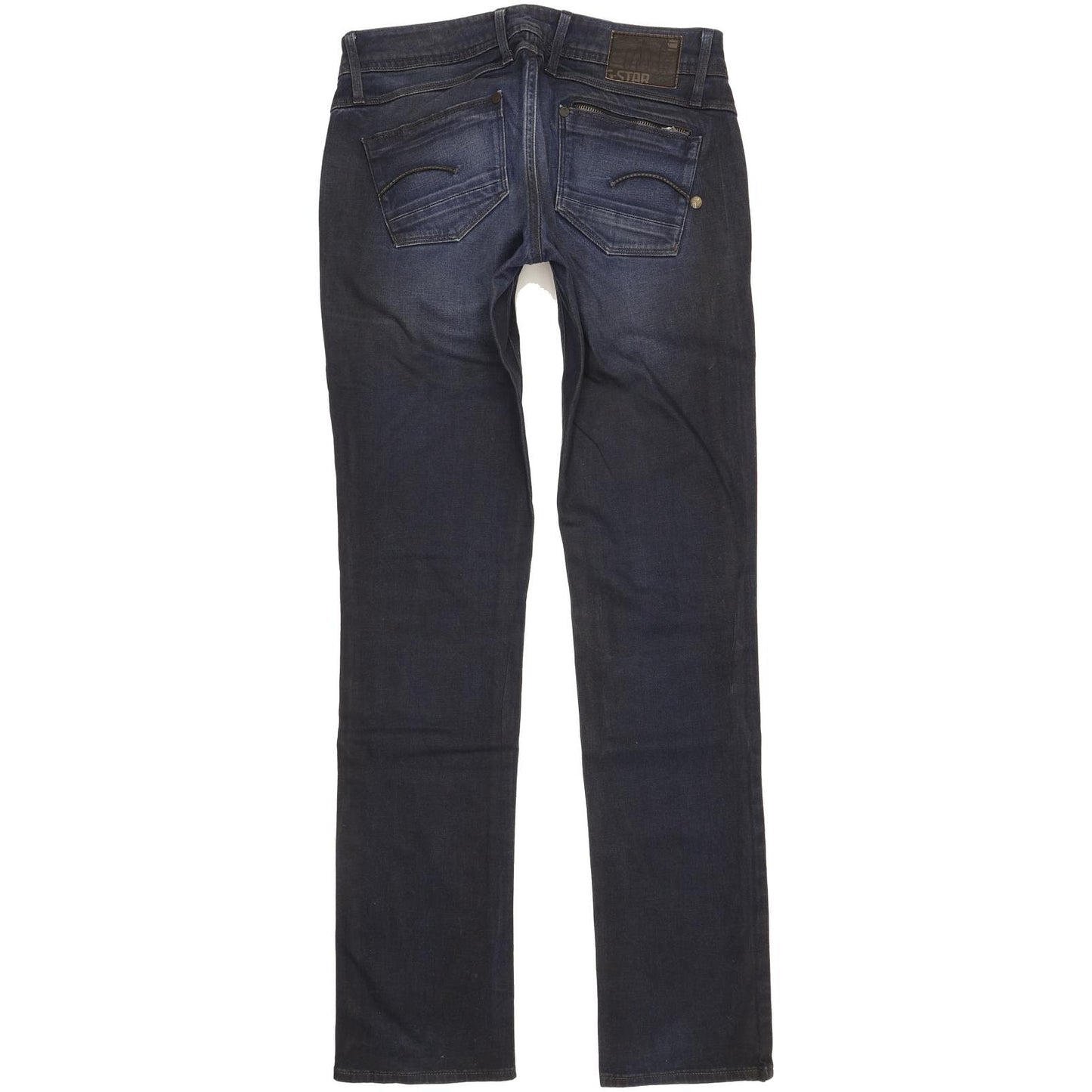 G-Star Attacc Women Navy Straight Slim Stretch Jeans W29 L32