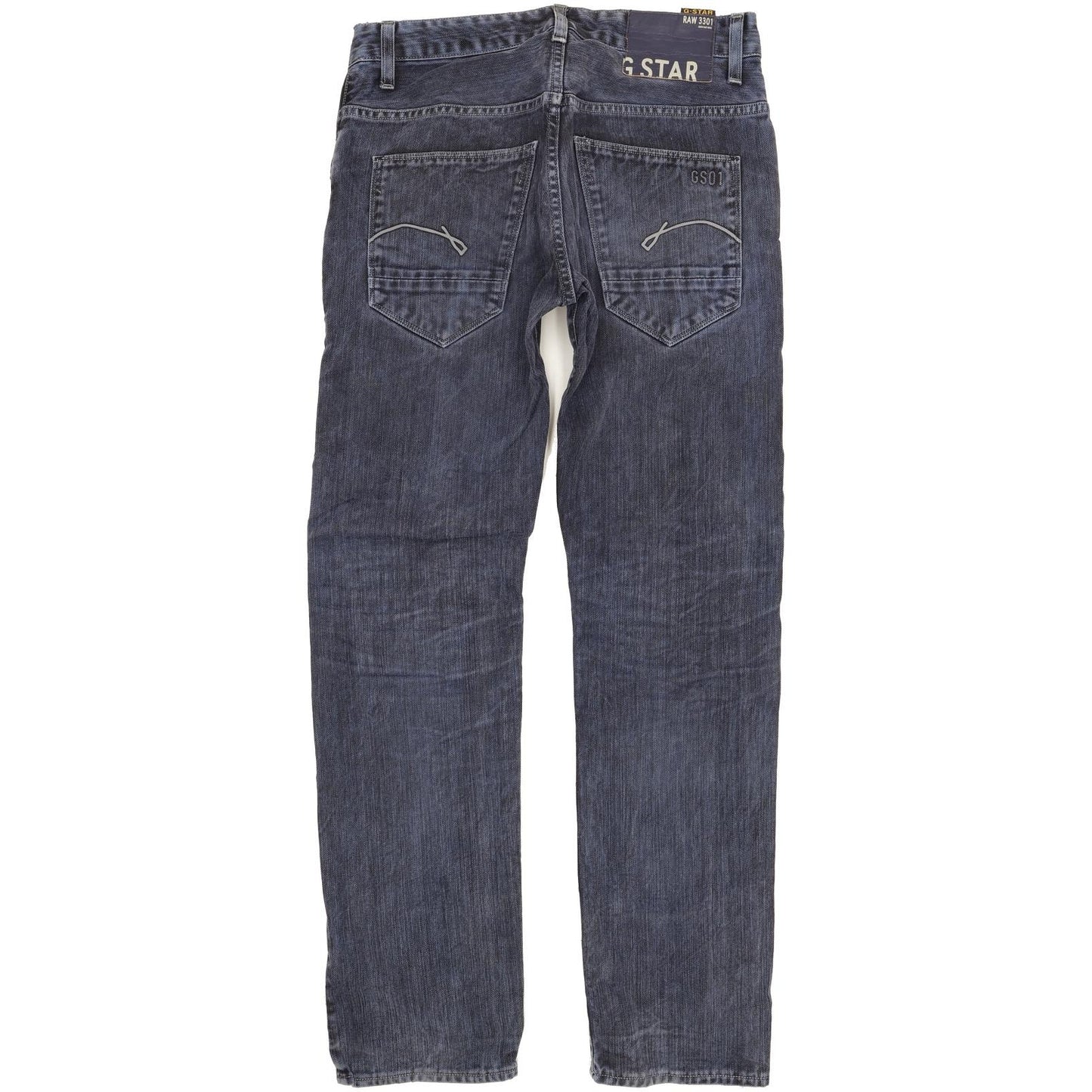 G-Star Morris Low Men Blue Straight Slim Jeans W31 L32