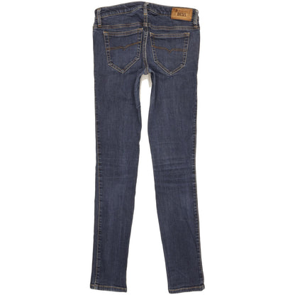 Diesel Skinzee Low Women Blue Skinny Slim Stretch Jeans W27 L29