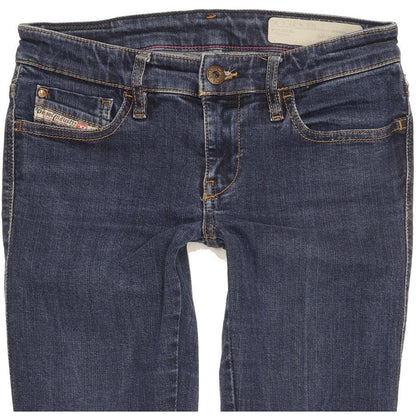Diesel Skinzee Low Women Blue Skinny Slim Stretch Jeans W27 L29