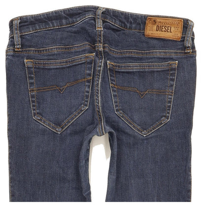 Diesel Skinzee Low Women Blue Skinny Slim Stretch Jeans W27 L29