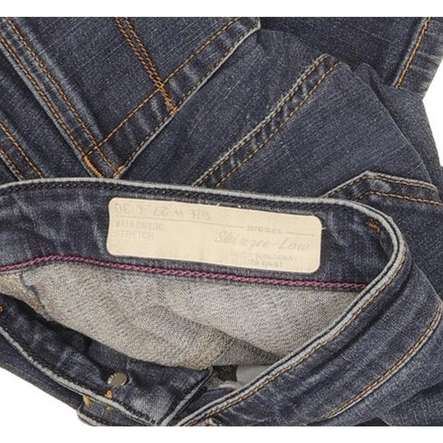 Diesel Skinzee Low Women Blue Skinny Slim Stretch Jeans W27 L29