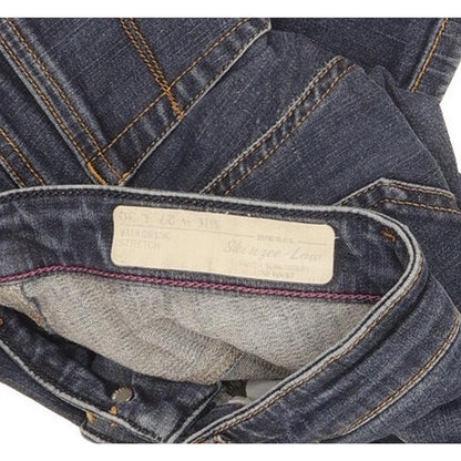Diesel Skinzee Low Women Blue Skinny Slim Stretch Jeans W27 L29