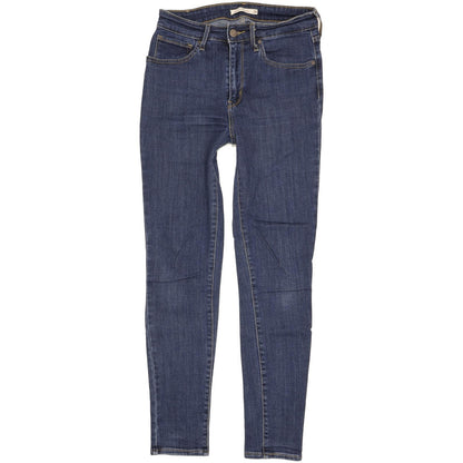 Levi's 721 Blue Skinny Slim Stretch Jeans High Waisted W28 L30